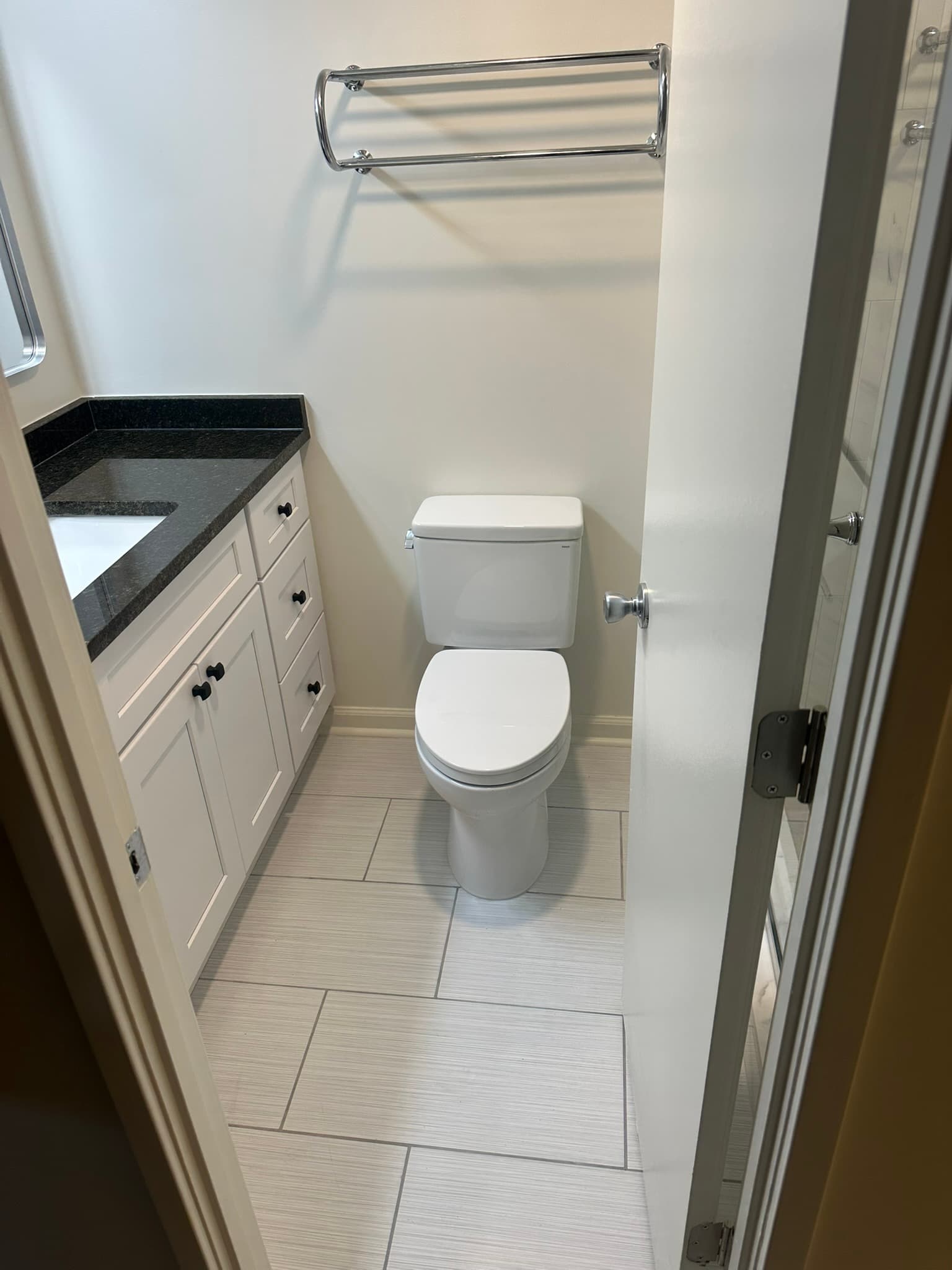 Updated bathroom with new fixtures Northern Virginia