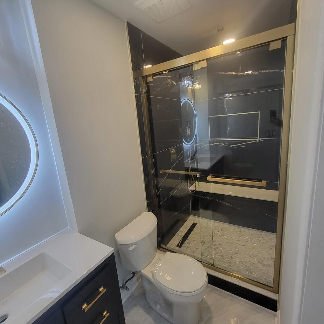 Shower and toilet area renovation Northern Virginia