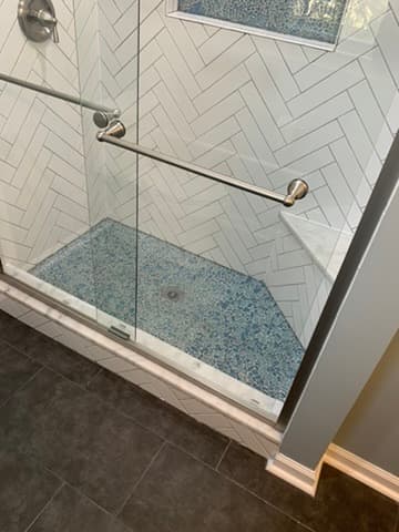 Walk-in shower renovation Northern Virginia