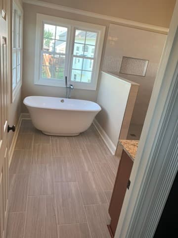Soaking tub installation Northern Virginia