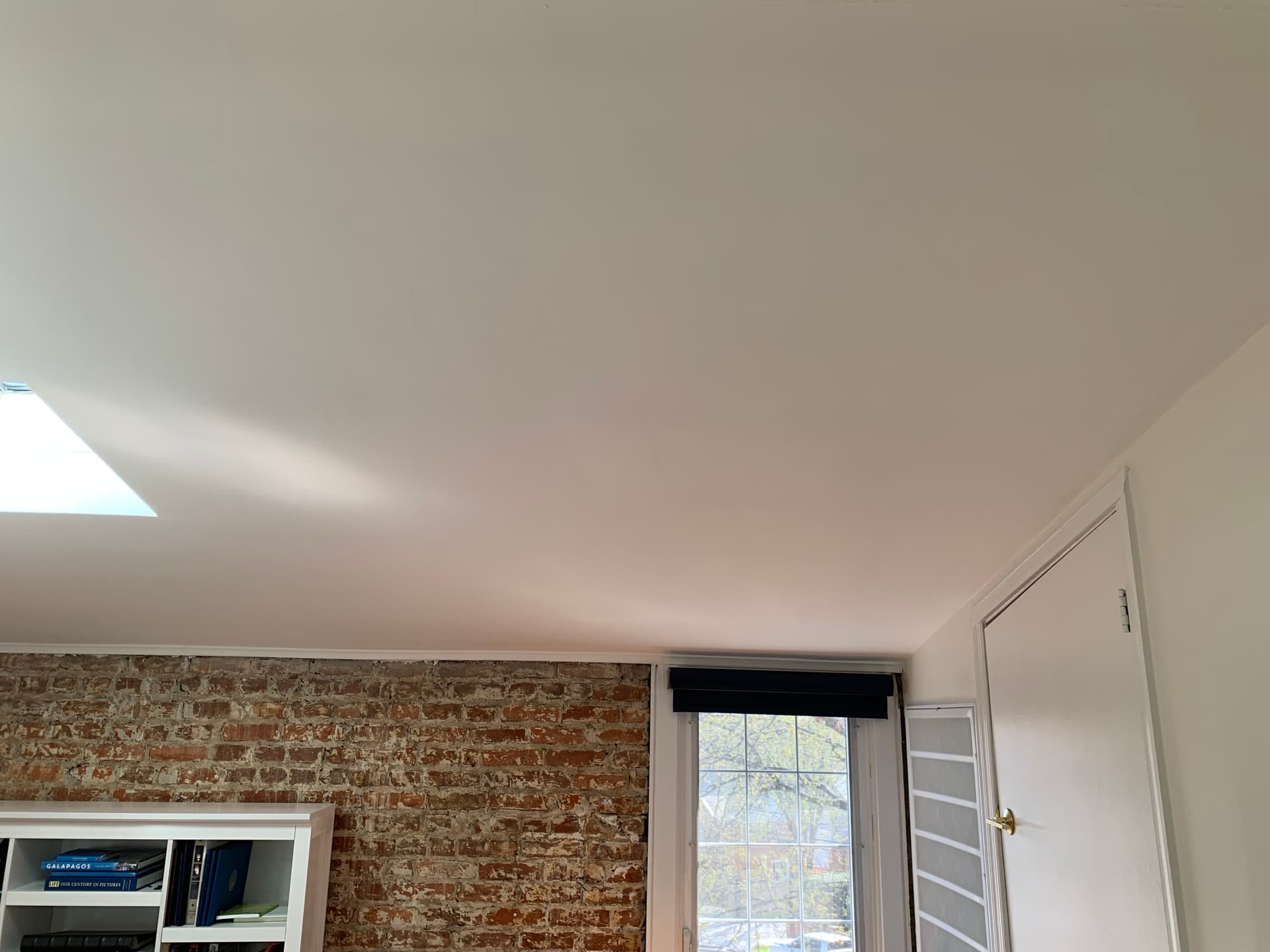 Interior room painting with smooth drywall finish