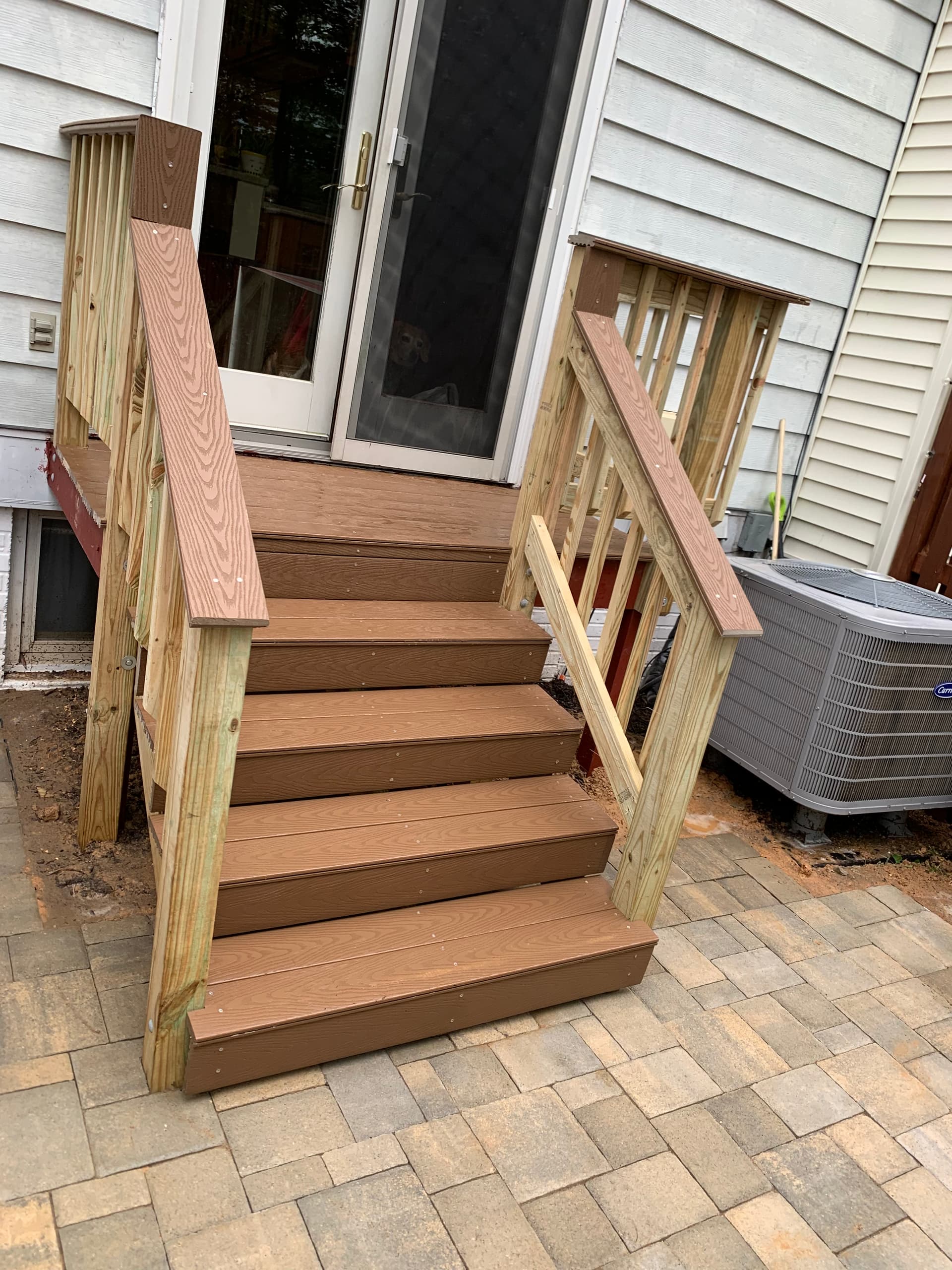 Exterior staircase construction by Ventura Home Improvement