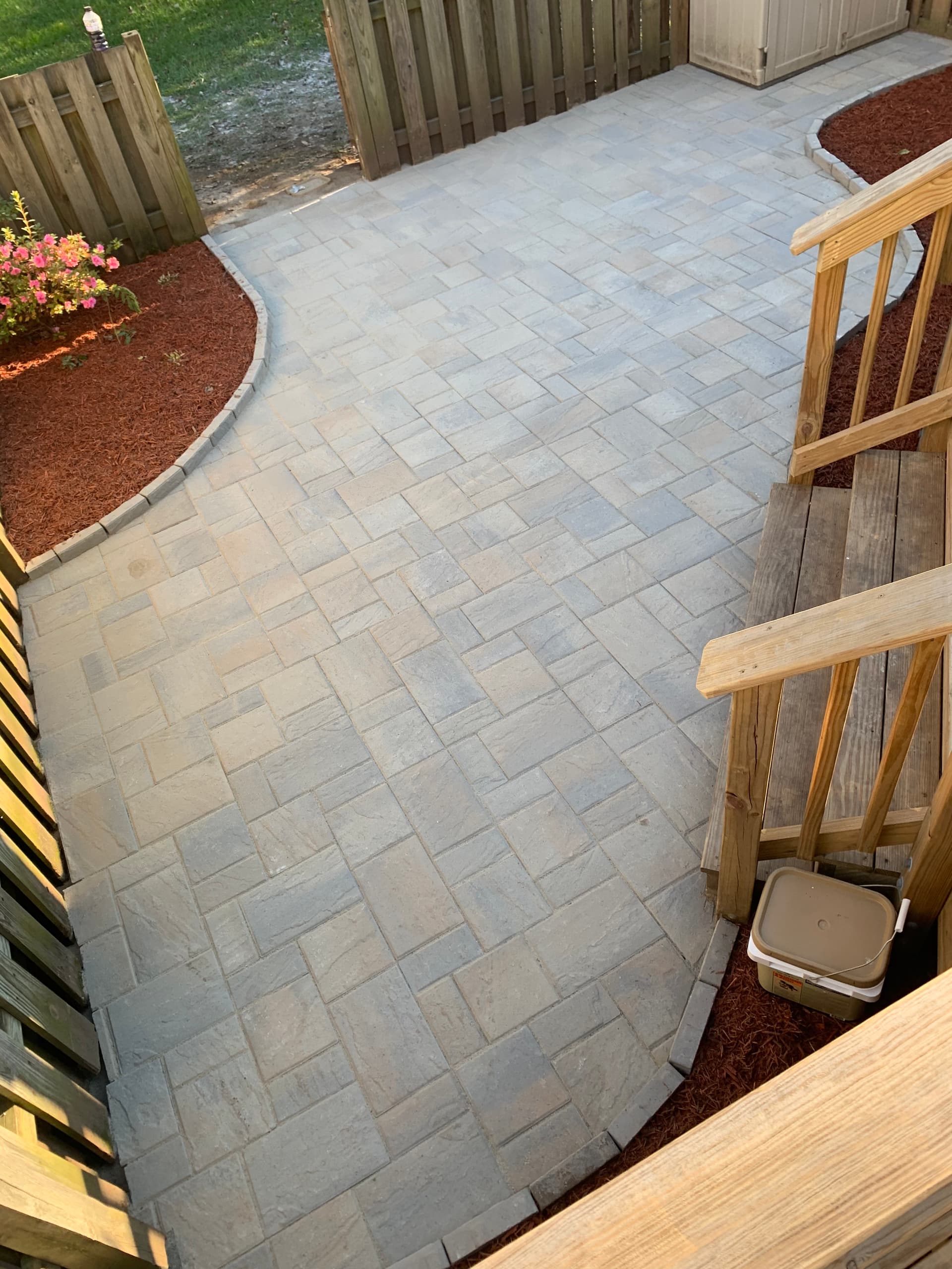 Custom exterior tile pattern Northern Virginia