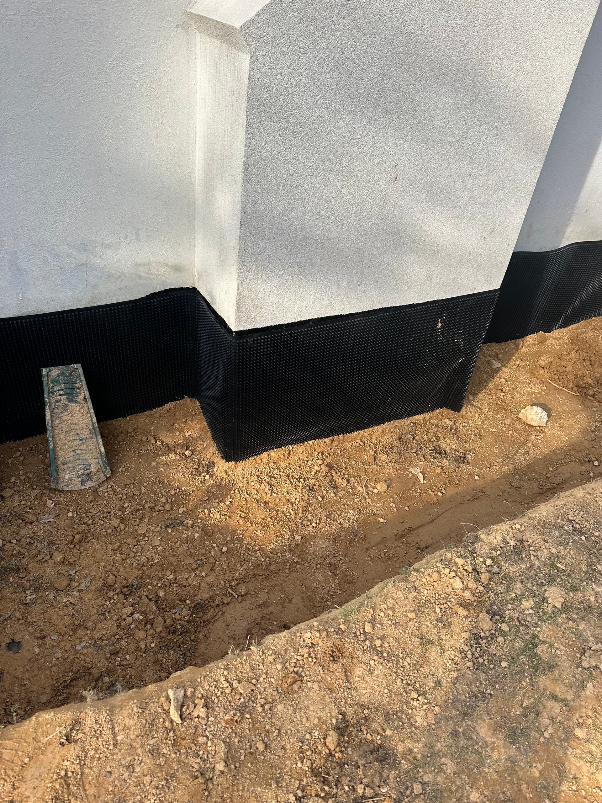 Completed foundation wall work by Ventura