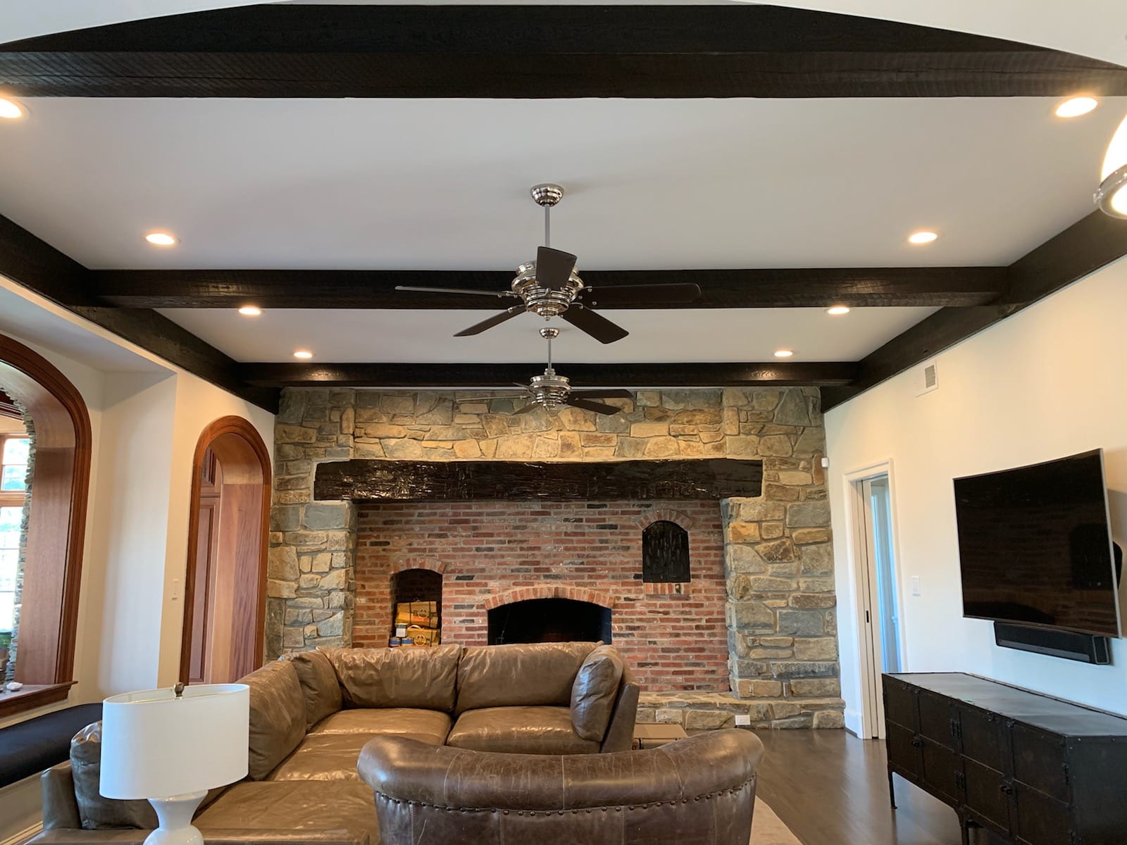 Custom trim work installation by Ventura Home Improvement Northern Virginia