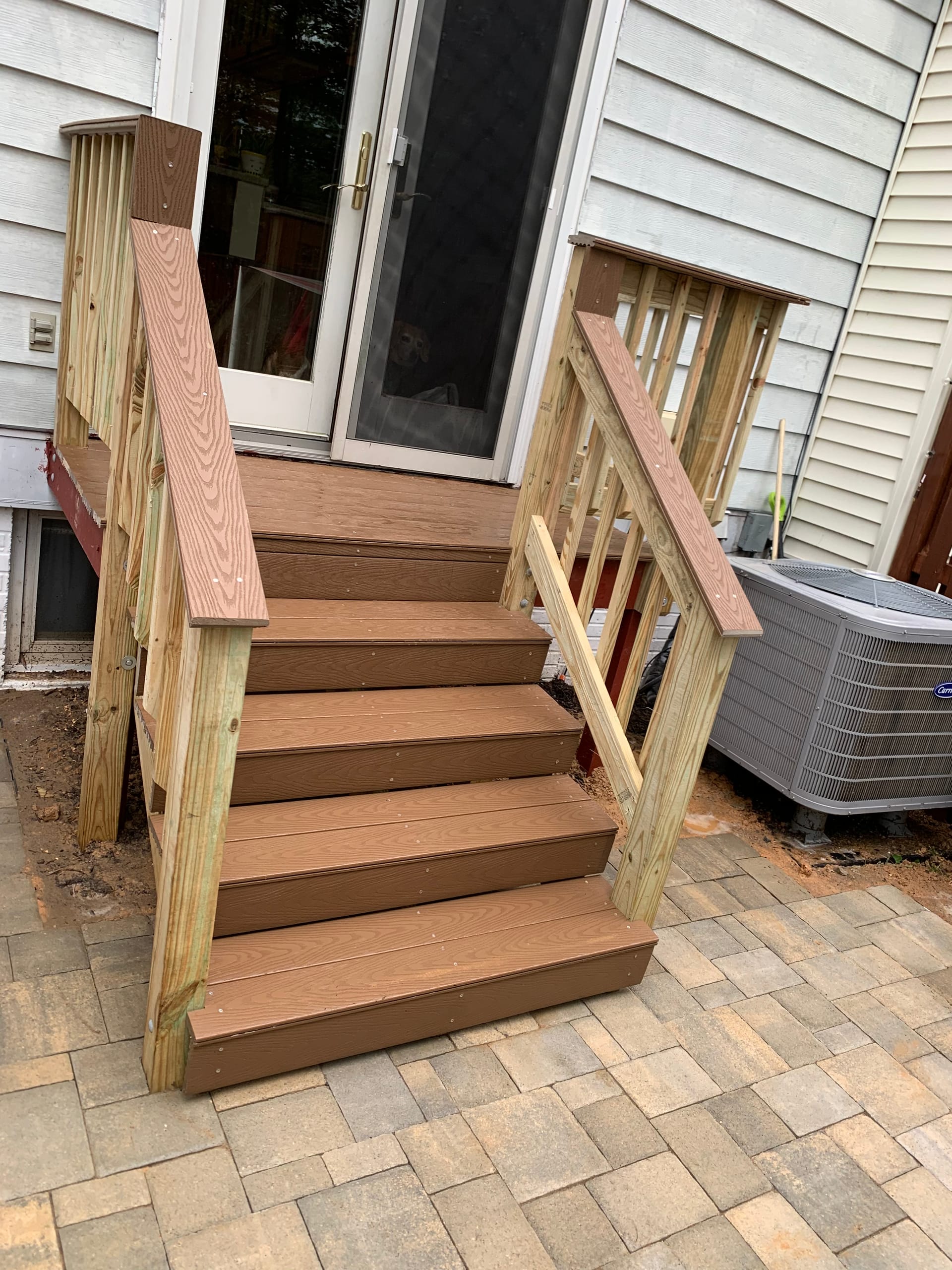 Exterior staircase construction by Ventura Home Improvement