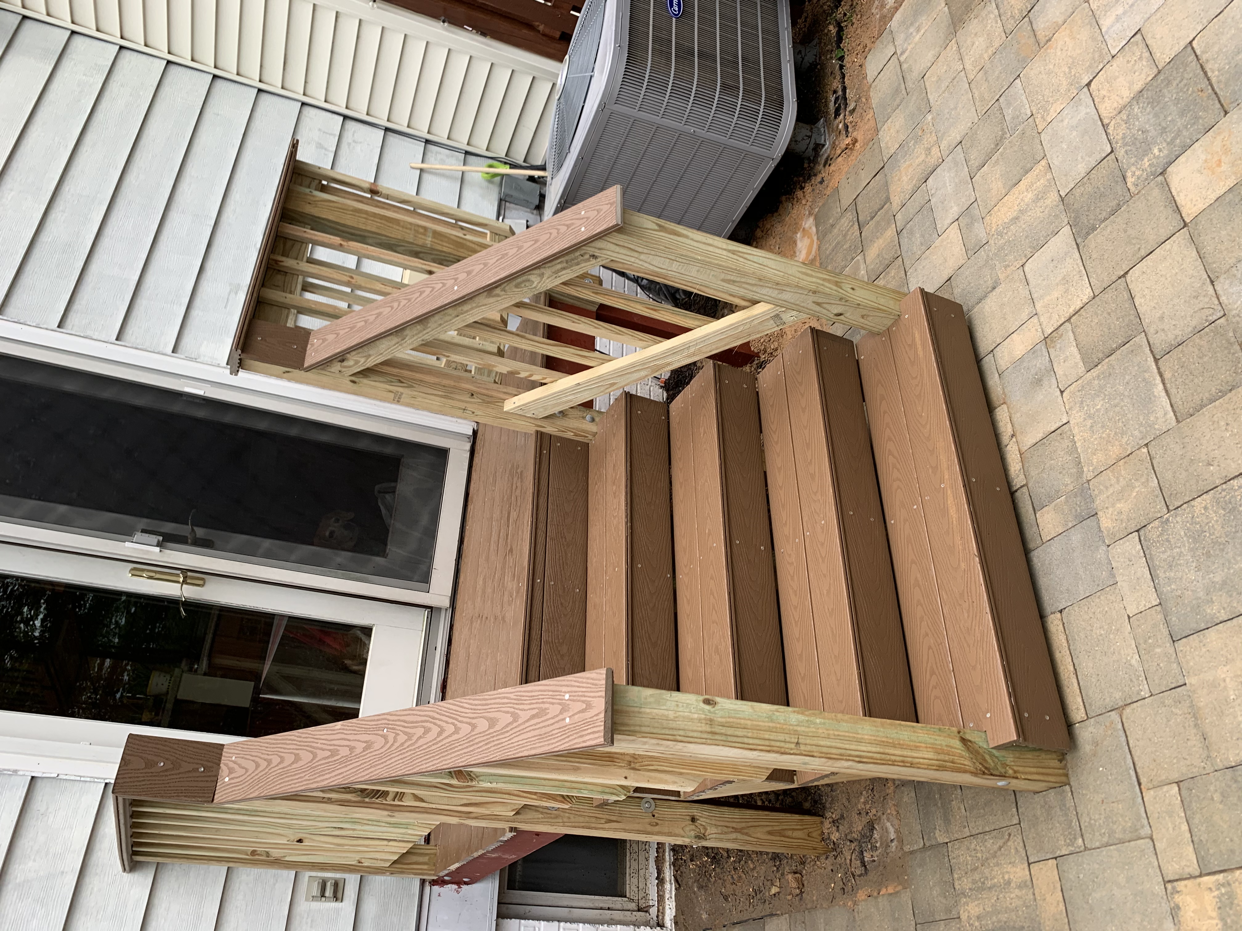 Exterior staircase construction by Ventura Home Improvement