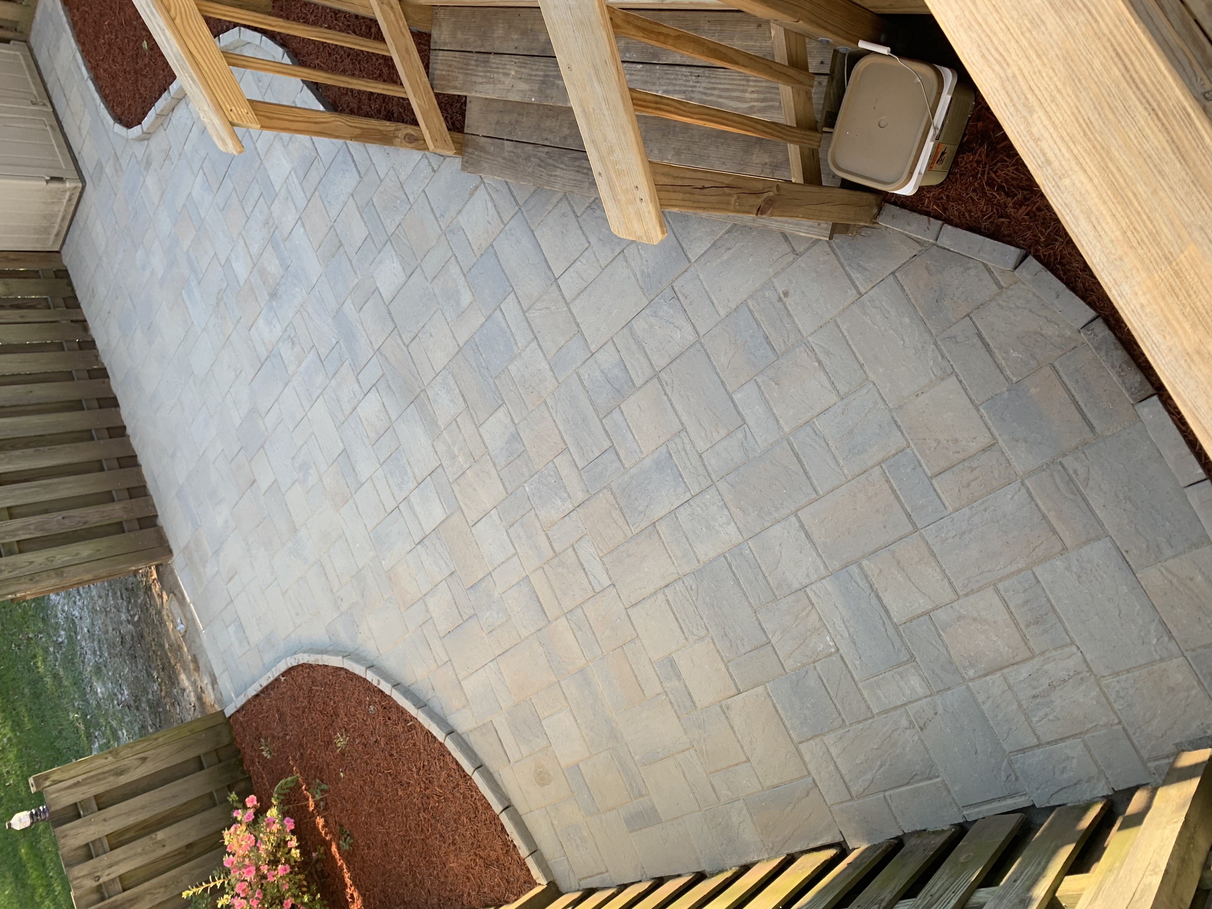Custom exterior tile pattern Northern Virginia