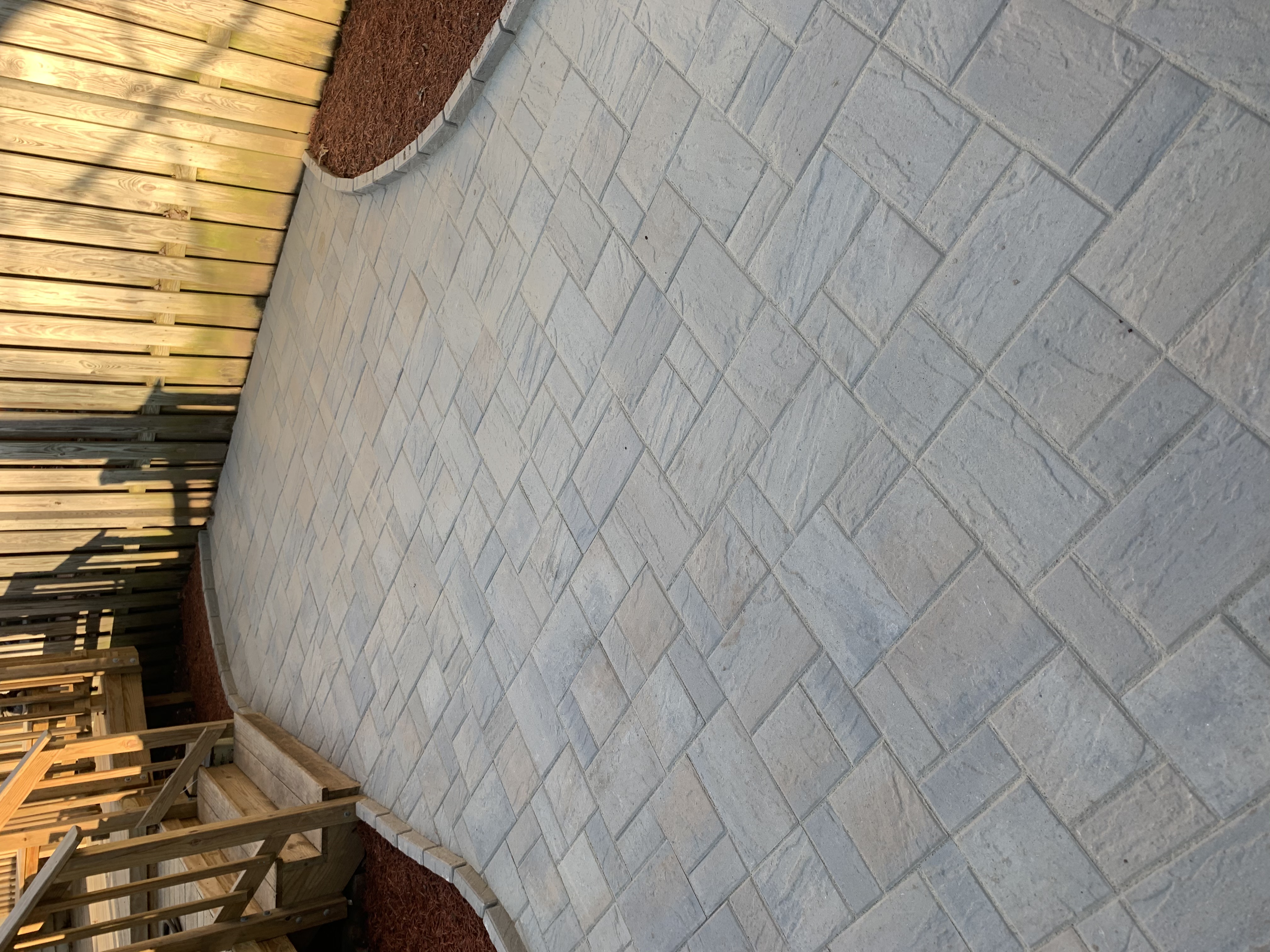 Exterior masonry and tile detail by Ventura