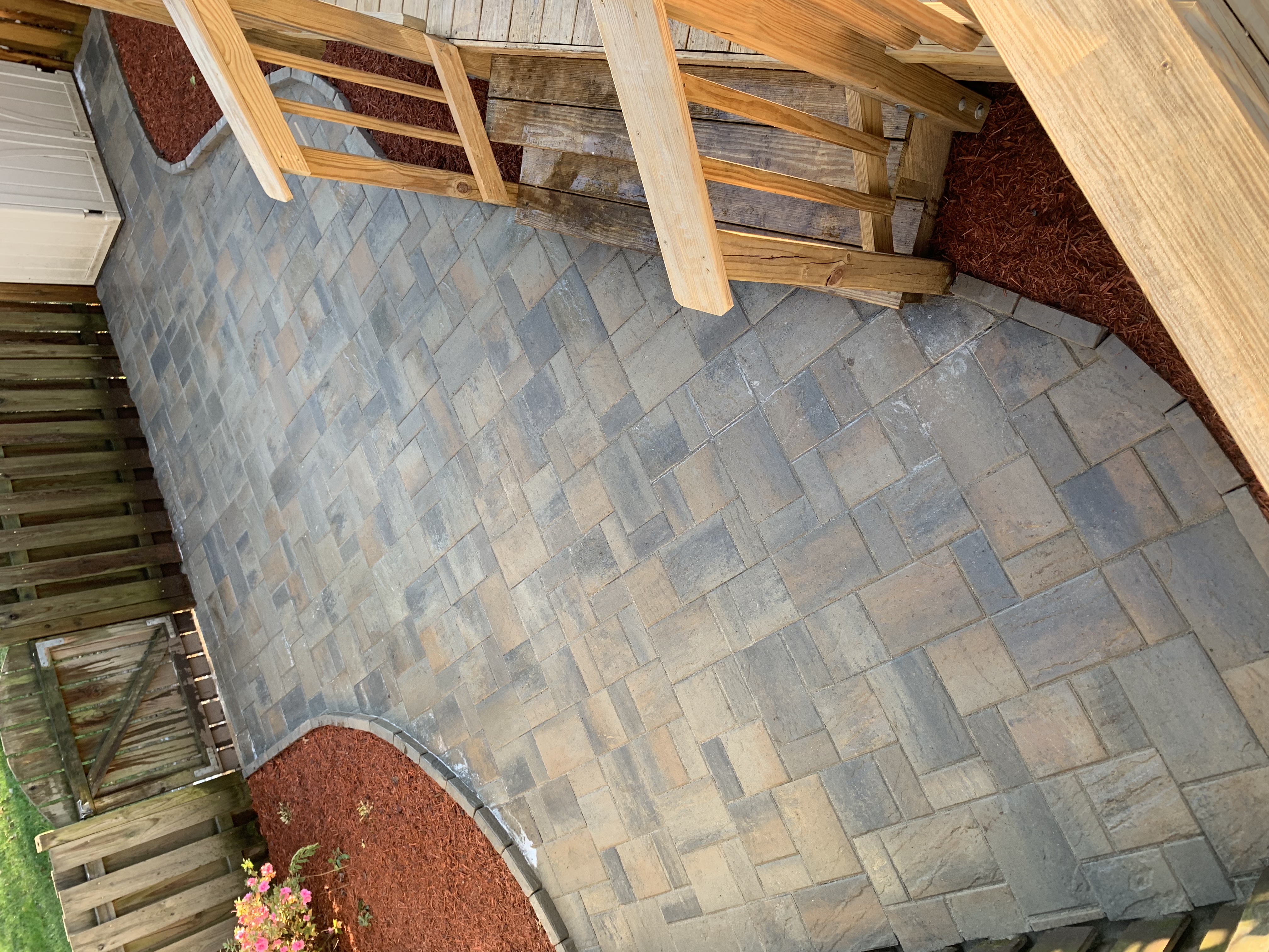 Completed exterior tile project by Ventura Home Improvement