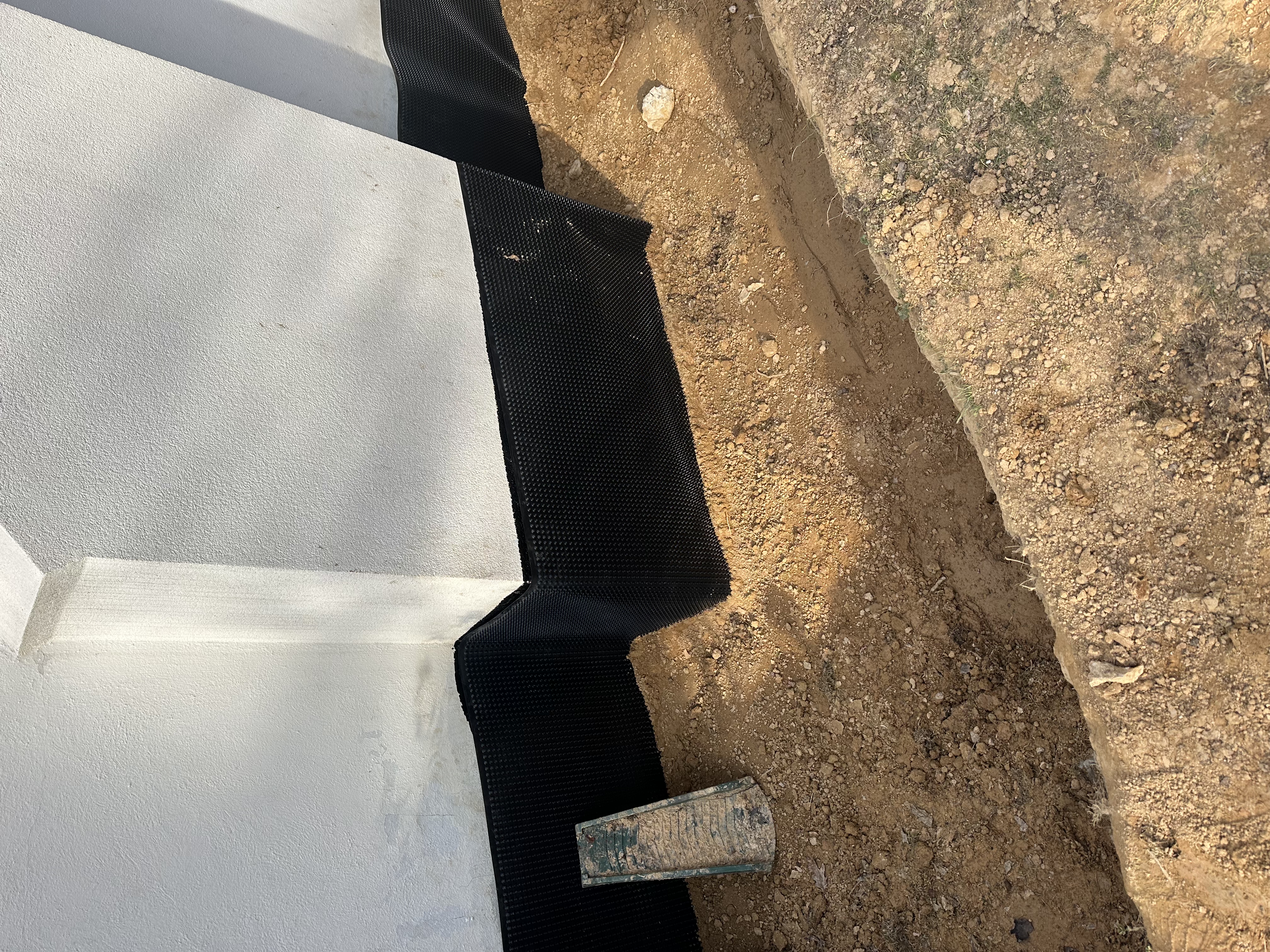 Completed foundation wall work by Ventura